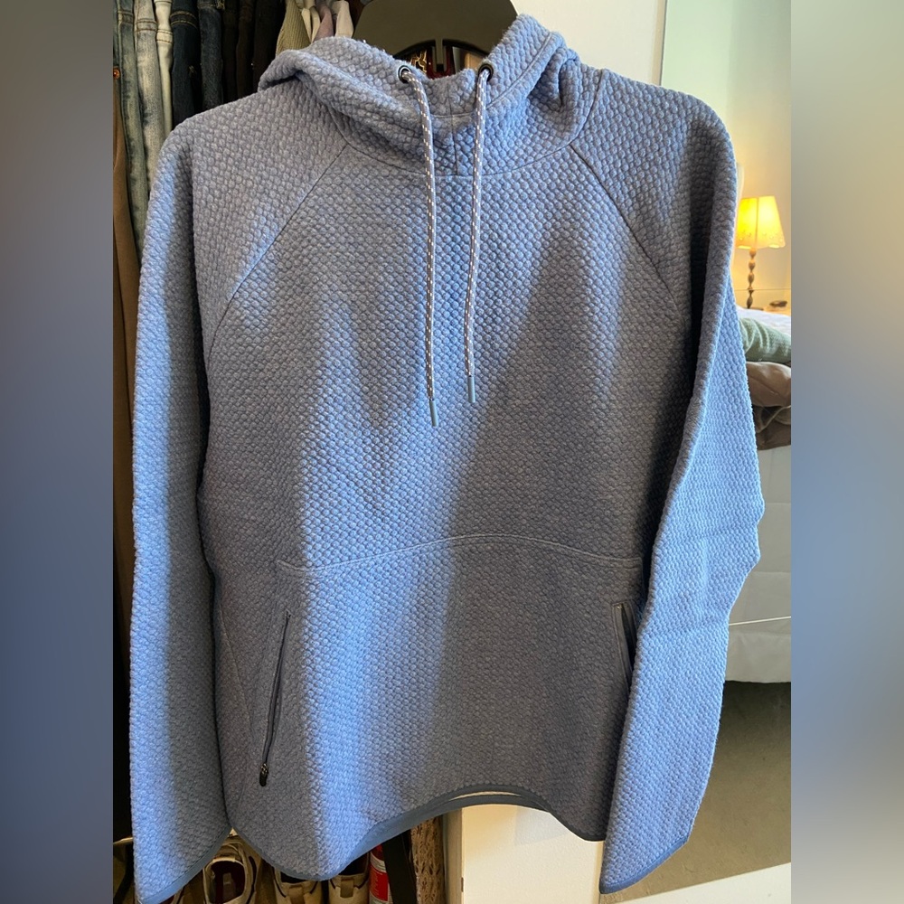FLX Blue Textured Men's Sweater